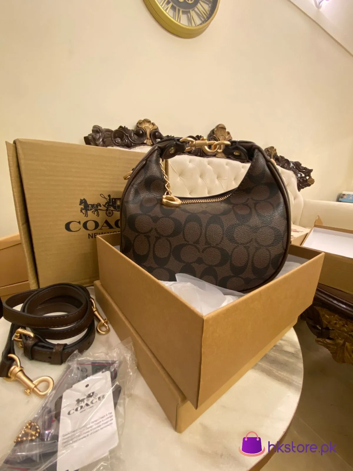 In Pakistan Best Coach Bag To Buy Pakistan Coach Bags First Copy COACH Carmen Mini Crossbody Bag In Signature  Jacquard