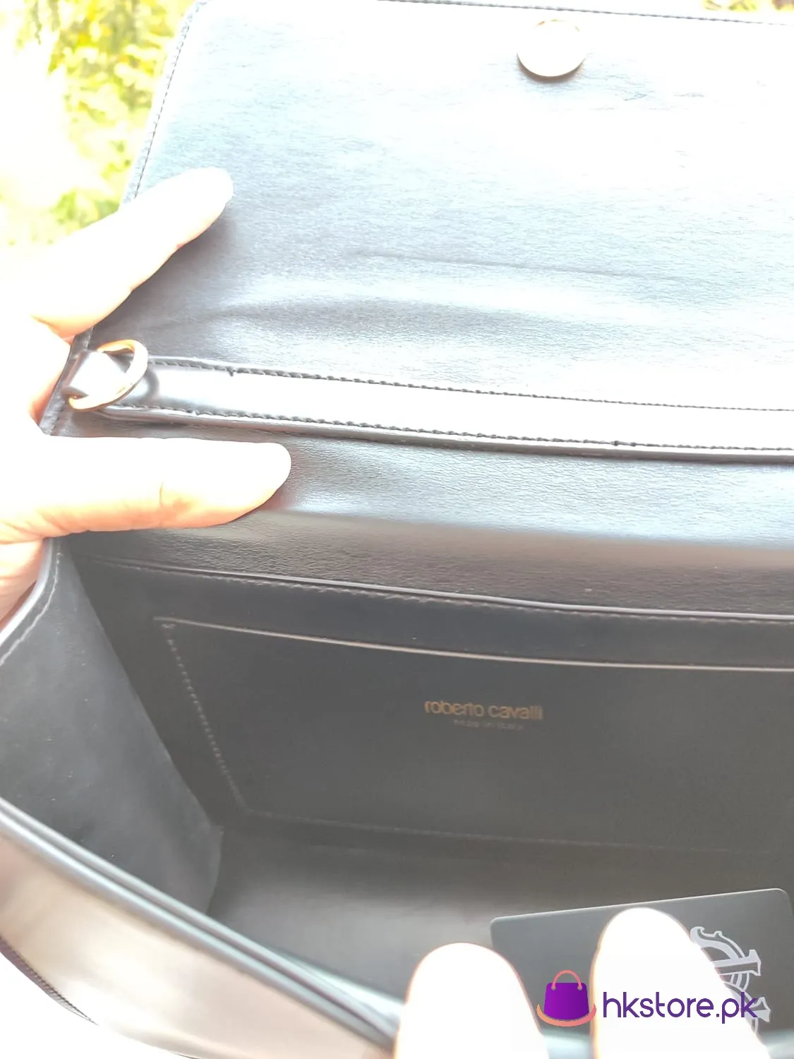 Roberto Cavalli Tiger Handle Shoulder Bag