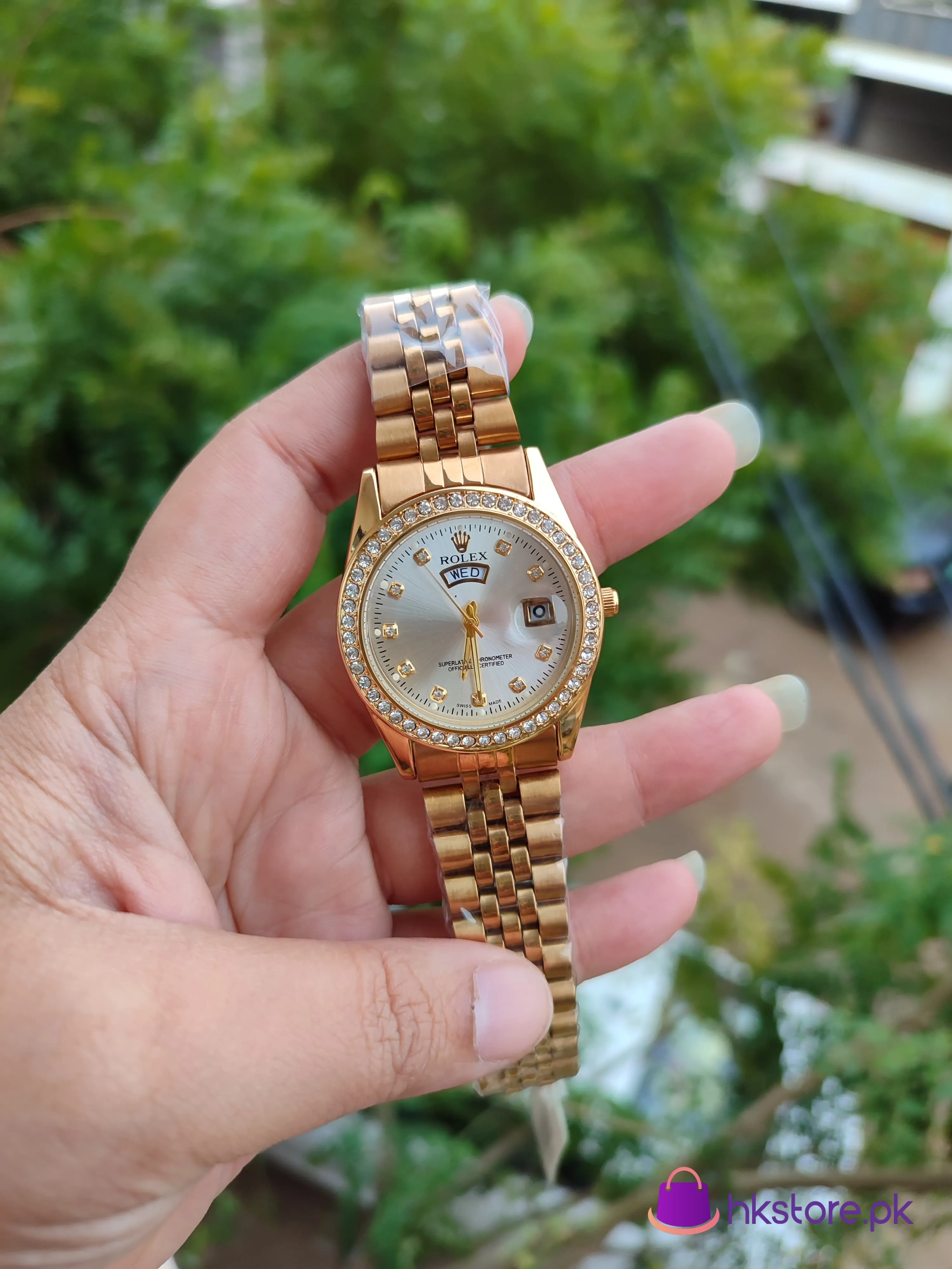 Rolex Medium Gold Chain 