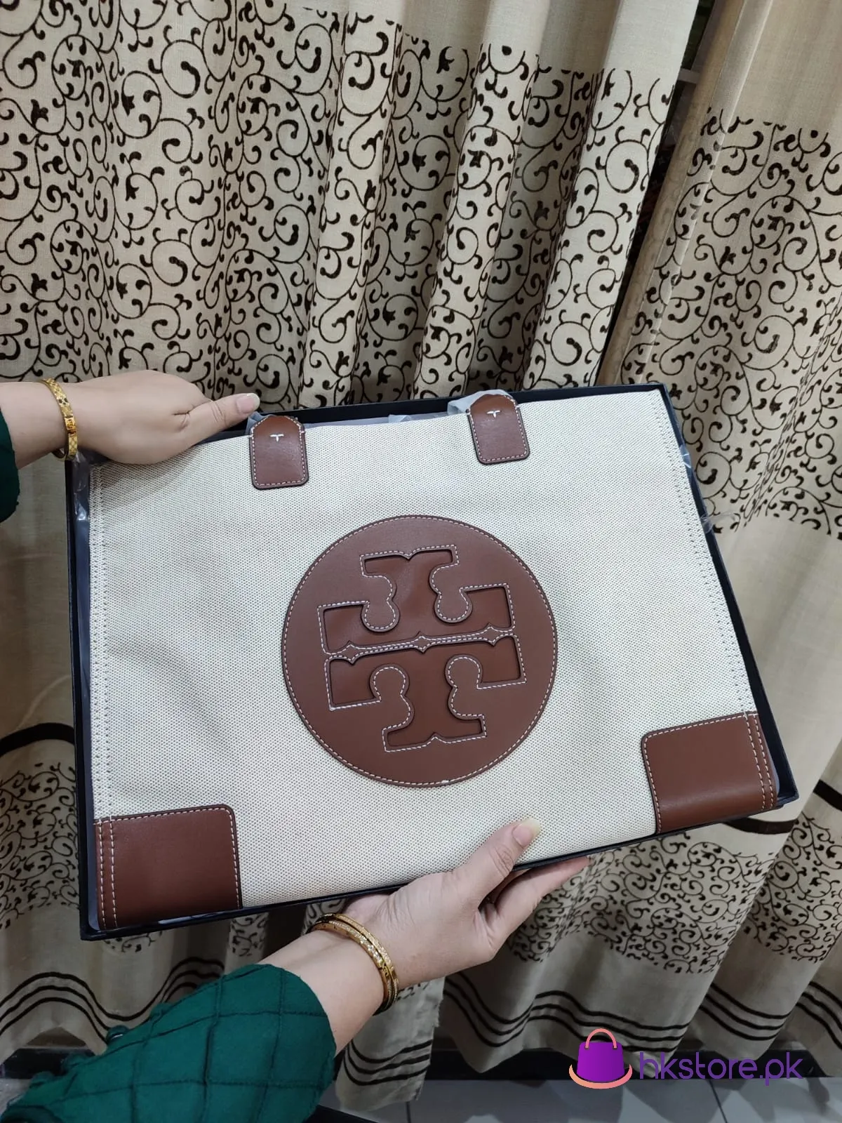 Torry Burch Canvas Tote Bag 
