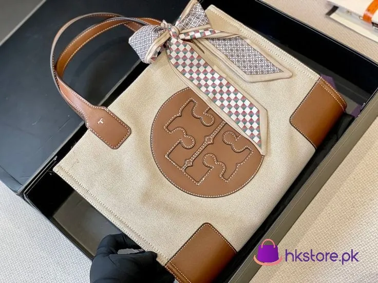 Torry Burch Canvas Tote Bag 