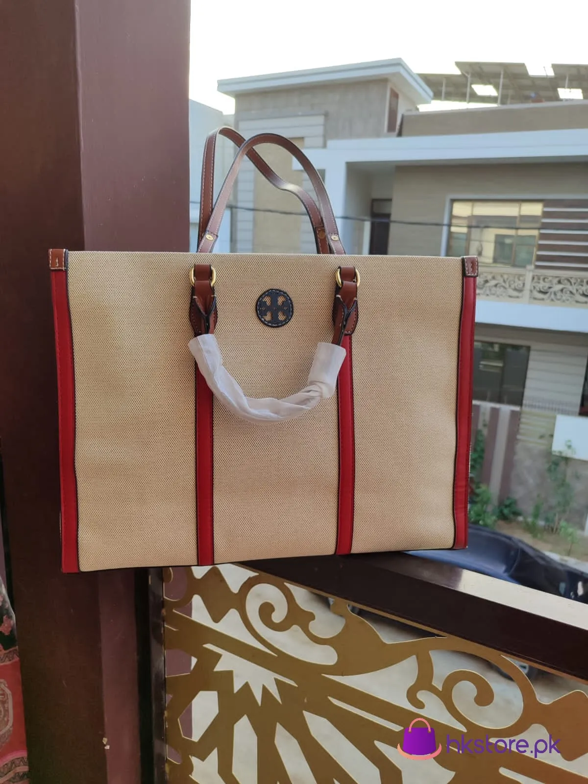 Torry Burch Canvas Tote Bag 